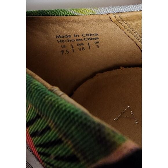 ALDO Womens Tropical Print Hazinski Peep Toe Wedges Size 7.5 - Picture 10 of 10